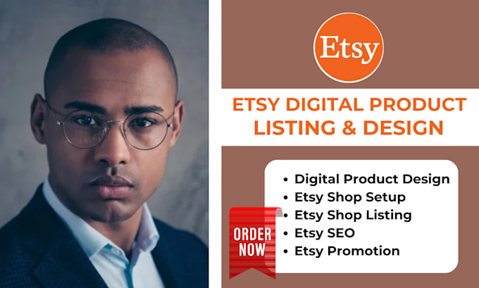 Gig Preview - Etsy store creation etsy digital product etsy listing digital planner etsy seo