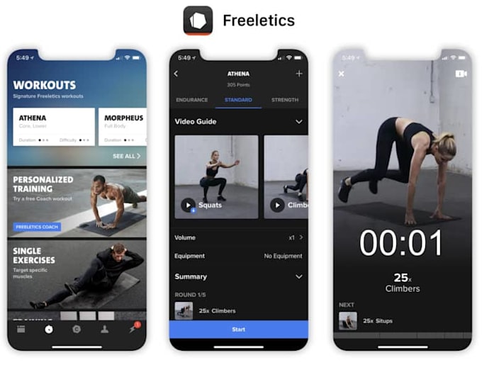 Bestseller - create fitness app, gym app, health app, health and fitness social media app