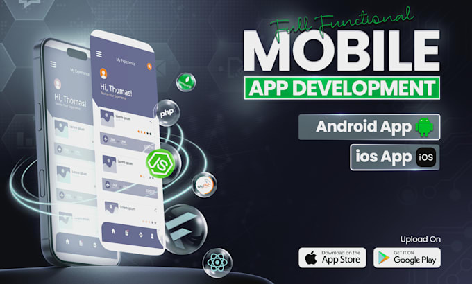 Gig Preview - Develop your ios and android mobile app development