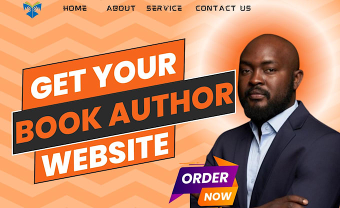 Gig Preview - Author website, ebook website, book author website, ebook landing page