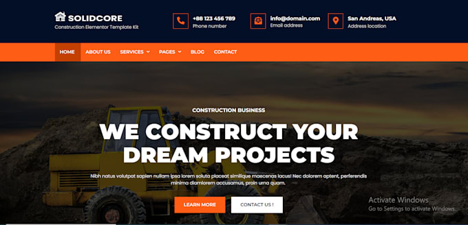 Bestseller - build, create handyman, plumbing, roofing website, construction, hvac website