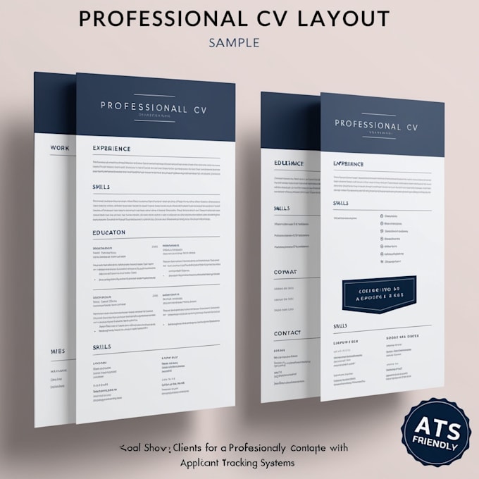 Gig Preview - Create a professional CV to boost your job prospects