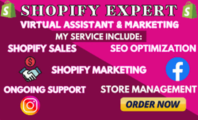 Gig Preview - Do shopify marketing email marketing shopify product listing seo