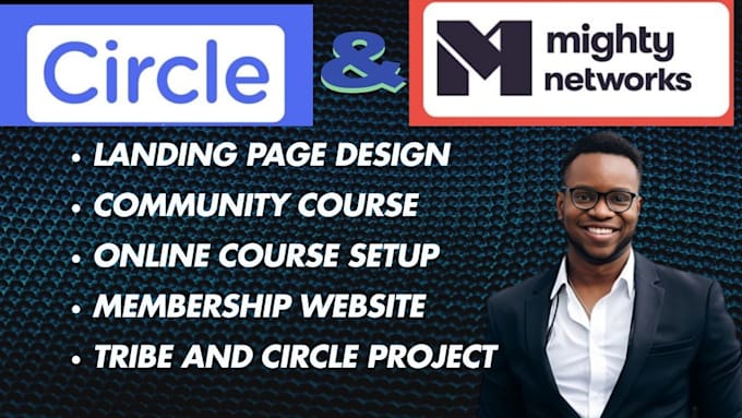 Gig Preview - Setup circle, mighty networks, online community and online course website