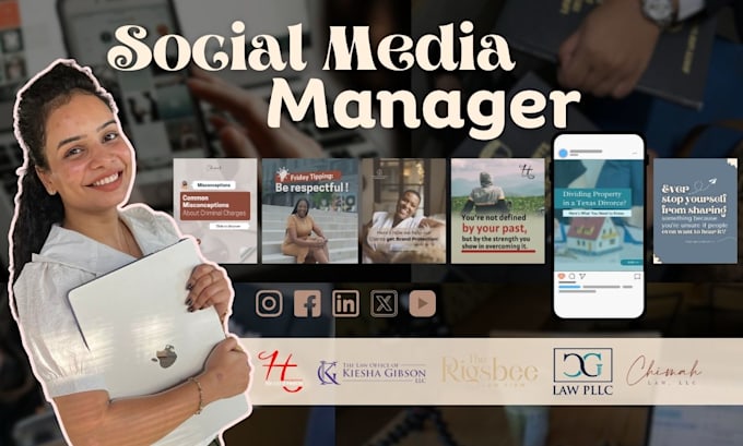 Gig Preview - Manage your social media presence to help you stand out