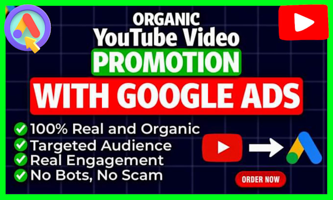 Gig Preview - Do youtube video promotion via google ads for maximum views and subscription