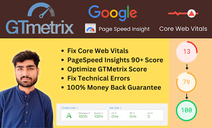 Bestseller - speed up wordpress website for pagespeed insights gtmetrix