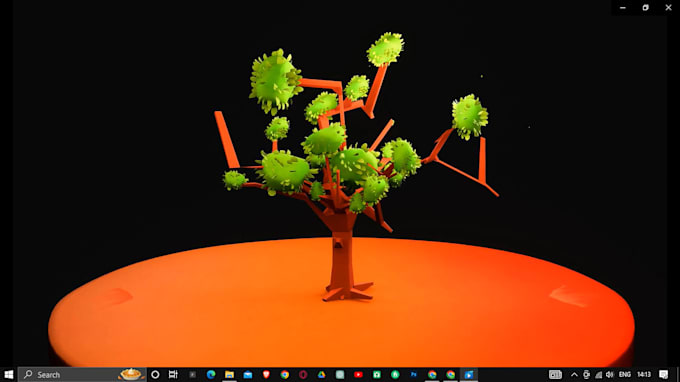 Gig Preview - Provide custom stylized low poly tree