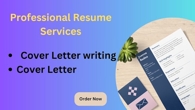 Bestseller - write professional resume, CV and cover letter