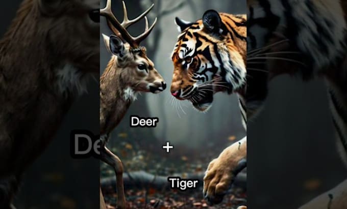 Gig Preview - Edit a viral SEO ai hybrids animal fusion youtube short for yt channel, tiktok