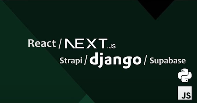 Bestseller - build react, next, django, strapi, supabase, full stack apps