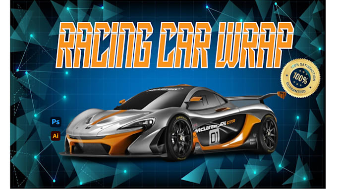 Gig Preview - Do itasha car wrap, racing car wrap, car wrap and livery car wrap design