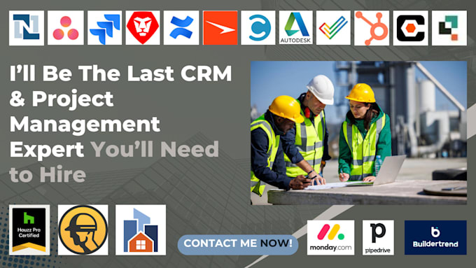 Gig Preview - Be the last CRM and project management tool expert you will need to hire