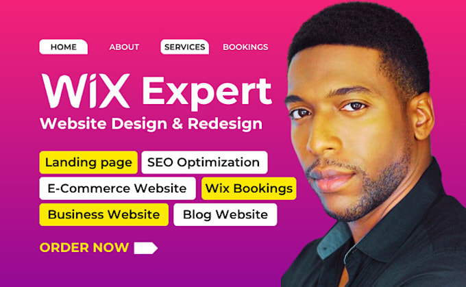 Gig Preview - Wix website redesign wix website design wix website redesign wix website design