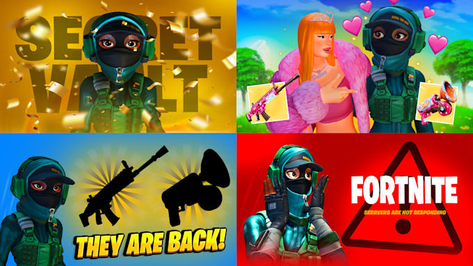 Bestseller - make custom fortnite thumbnails at low prices