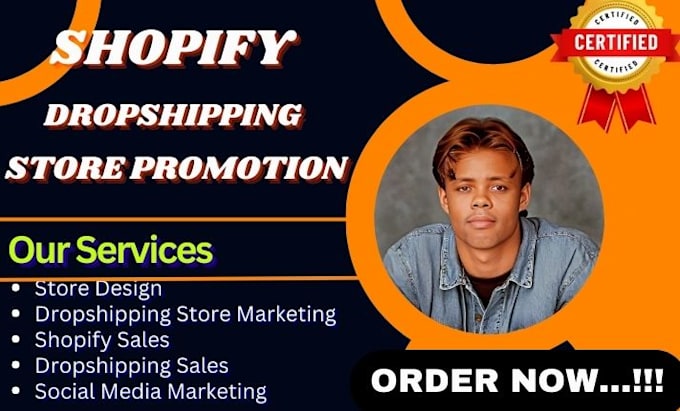 Bestseller - increase shopify sales, complete shopify dropshipping marketing, store promotion