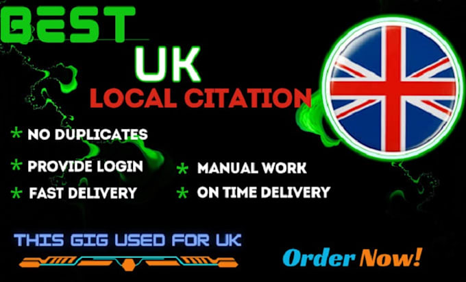 Gig Preview - Uk local citation, USA local citation, ca local citation