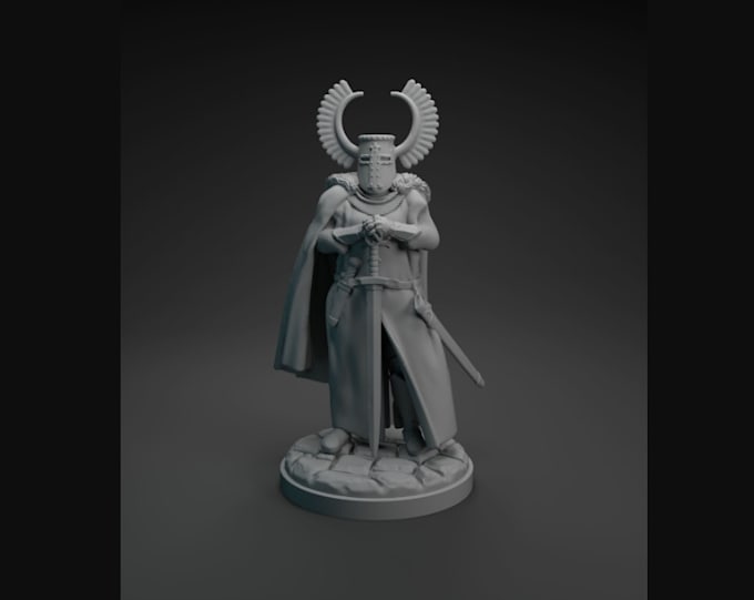 Gig Preview - Sculpt high quality 3d model,3d miniature for trpg,action figure for 3d printing