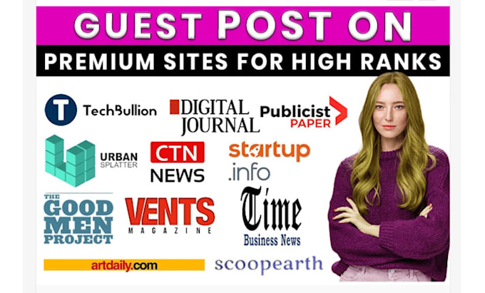 Bestseller - publish an article on premium high da sites do follow manual backlinks