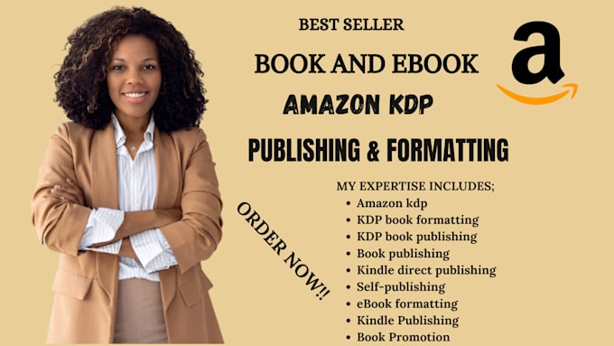 Gig Preview - Format, publish, promote your book on amazon and kindle KDP