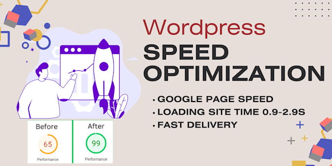 Gig Preview - Optimize your wordpress webiste speed and site performance