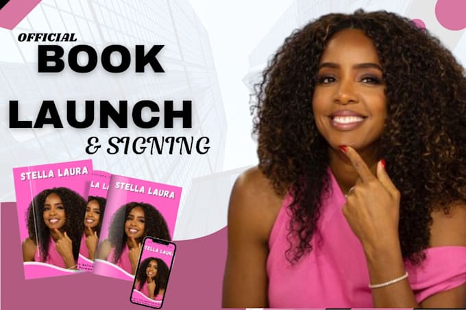 Gig Preview - Design an amazing book launch, book release, and book signing website