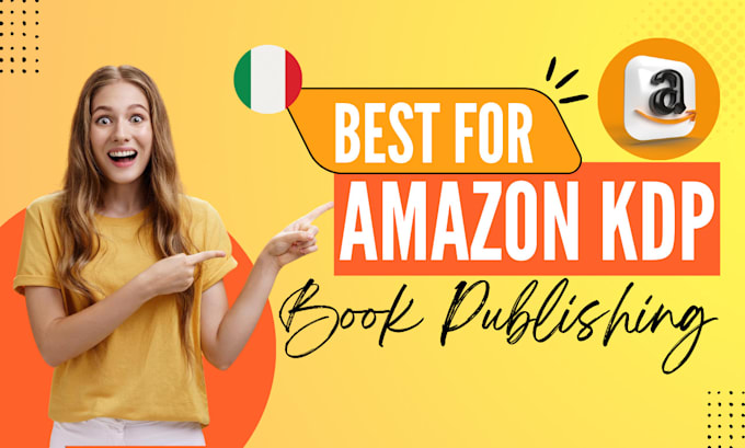 Gig Preview - Format, publish and promote your book on amazon kindle KDP italian book publish