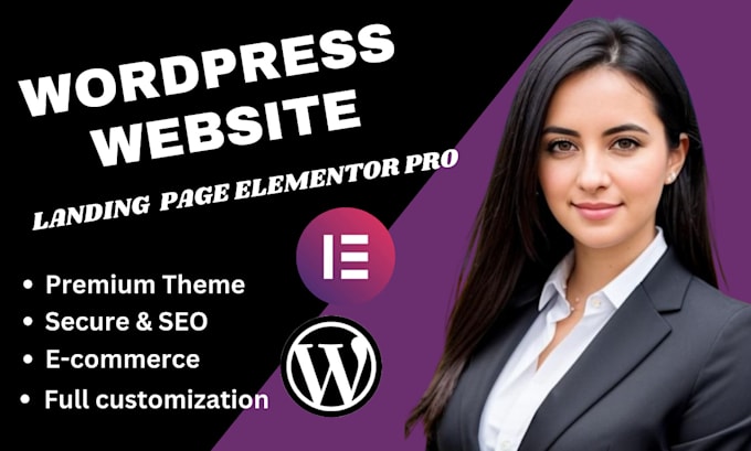 Gig Preview - Design redesign wordpress website landing page using elementor pro