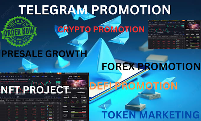 Gig Preview - Do crypto forex telegram promotion to get real active users