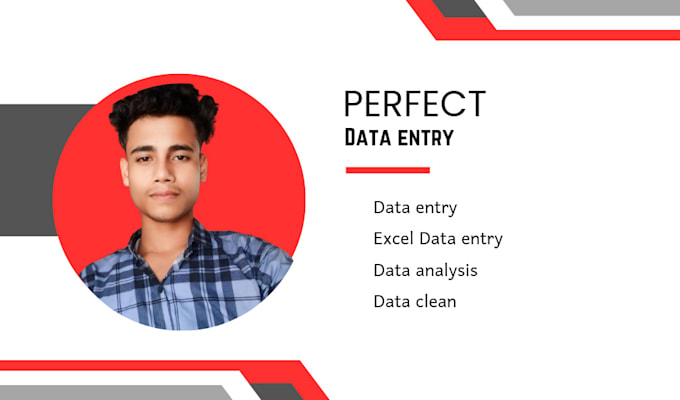 Gig Preview - Accurate data entry, data analysis, copy paste and exceldata entry jobs