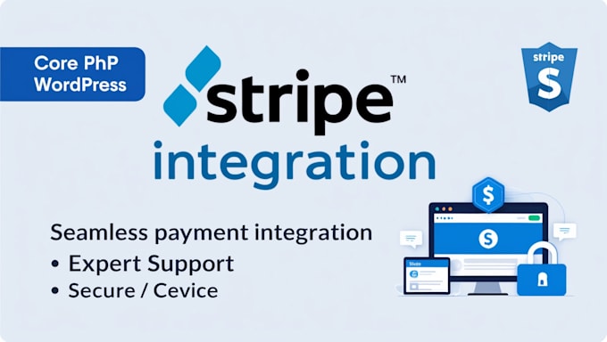 Gig Preview - Do stripe integration in core PHP or wordpress