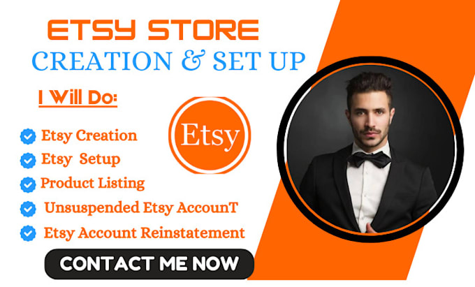 Gig Preview - Do professional etsy store creation and setup for a successful start