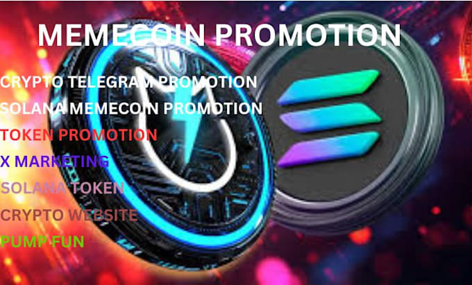 Gig Preview - Do telegram promotion solana token pump website meme coin solana sol coin