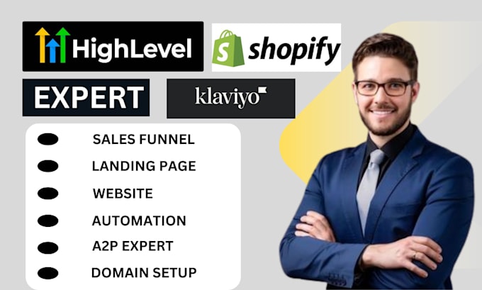 Gig Preview - Setup klaviyo shopify email marketing flows, gohighlevel, clixlo, activecampaign