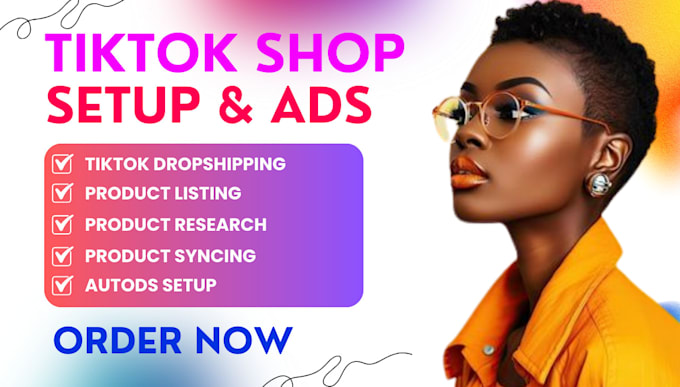 Gig Preview - Setup,fix, manage tiktok shop, tiktok shop ads, tiktok marketing on tiktok shop