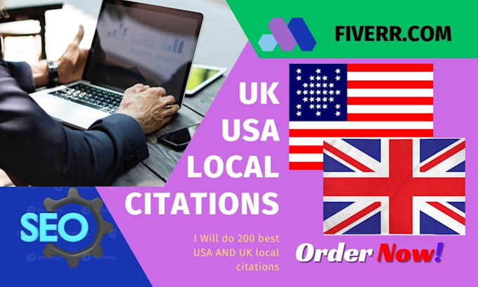 Gig Preview - Do top 200 USA and UK local citations for local business