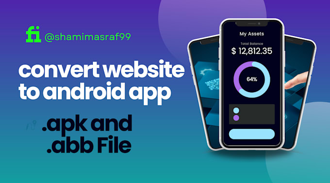 Gig Preview - Convert website to android and IOS app using webview