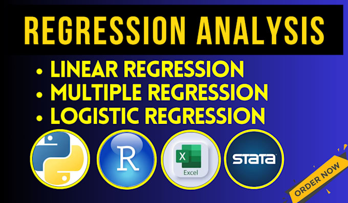 Gig Preview - Do linear, multiple, and logistic regression analysis using r, python and excel