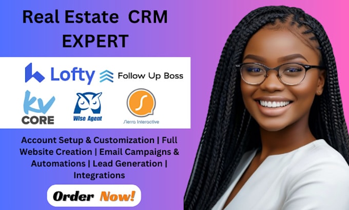 Bestseller - perfectly set up your lofty CRM  kvcore website kvcore CRM follow up boss