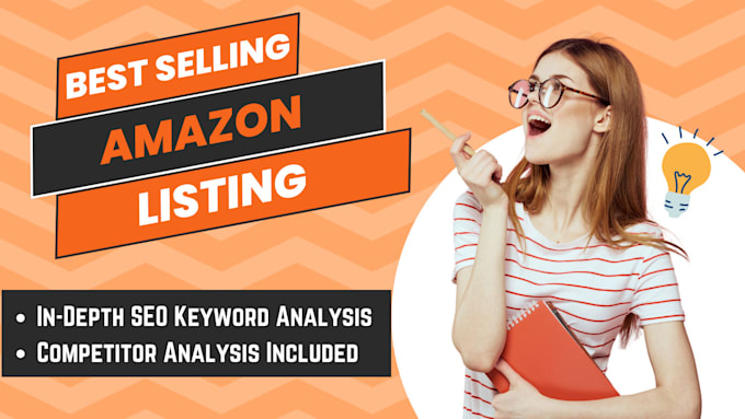 Gig Preview - Write amazon listing product description fba SEO