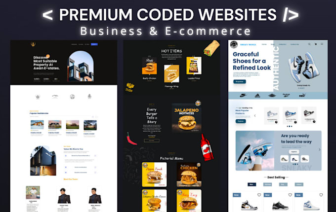 Bestseller - create premium custom coded business websites