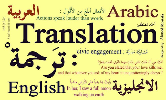 Gig Preview - Be your arabic ebook translator, spanish, german to english translation