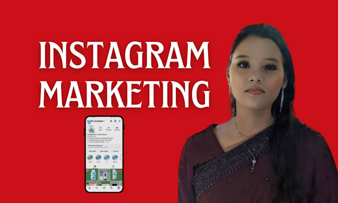 Gig Preview - Be your instagram manager, instagram post, organic growth with real followers