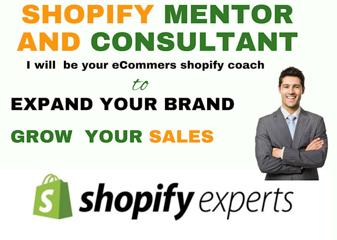 Gig Preview - Be your shopify consultant  mentor coach and expand your brand grow more sales