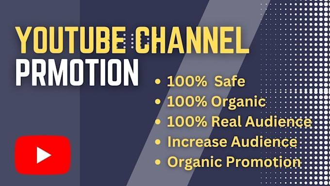 Gig Preview - Do super fast organic youtube channel promotion for complete monetization