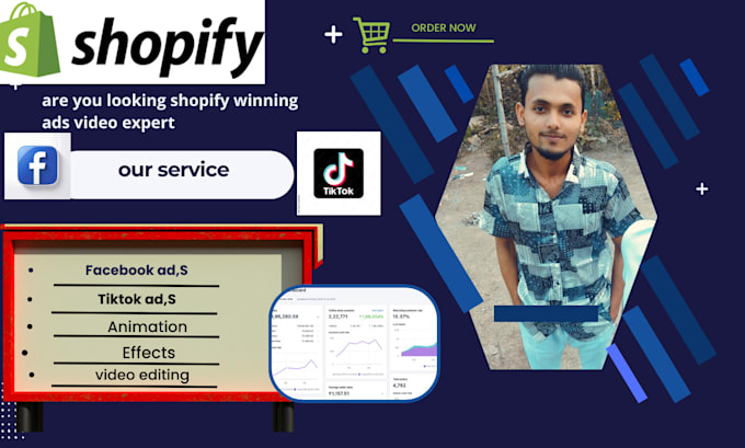 Bestseller - create  shopify dropshipping ads video