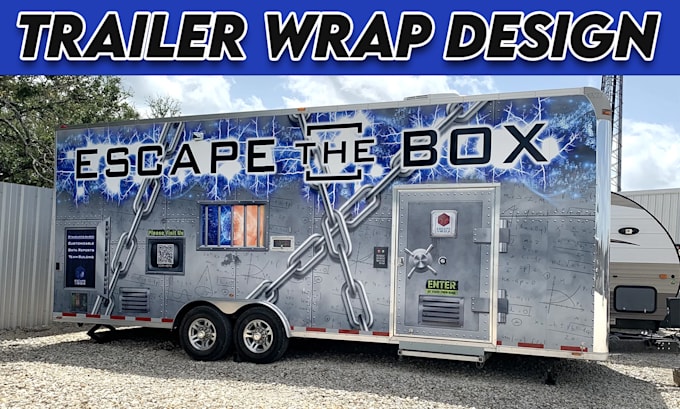 Gig Preview - Do trailer, truck, food truck, van, car or any vehicle wrap design