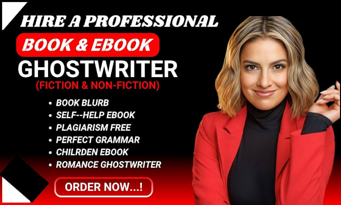 Gig Preview - Be your 30k ebook ghostwriter amazon kindle ebook writer nonfiction ghostwriting