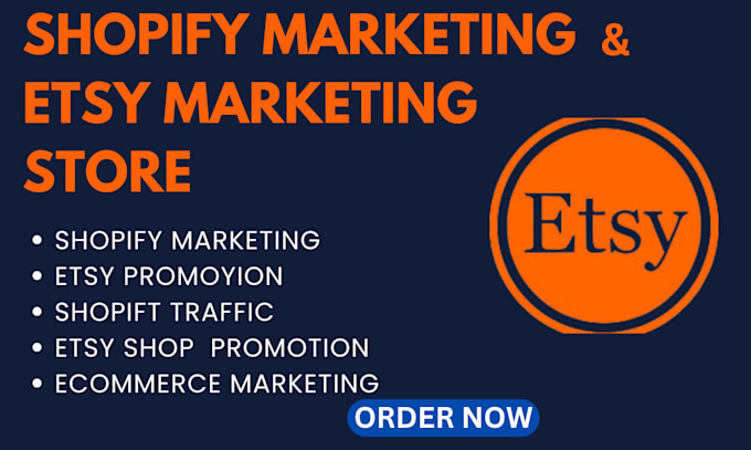 Gig Preview - Do shopify marketing, esty promotion to boost shopify sales and etsy sales