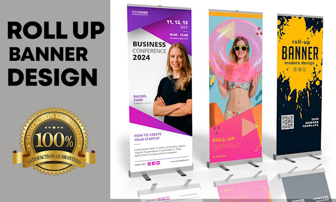 Gig Preview - Design roll up banner, retractable banner, pull up